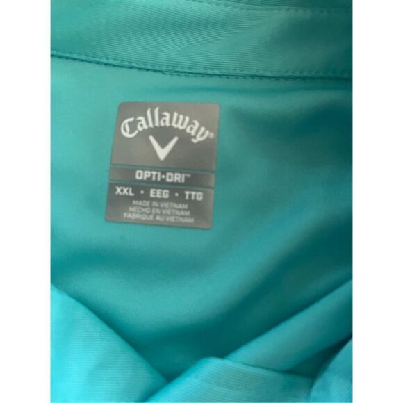 Callaway Men's Multi-Color Short-Sleeve Polo Shirt Double Extra Large - Picture 10 of 10